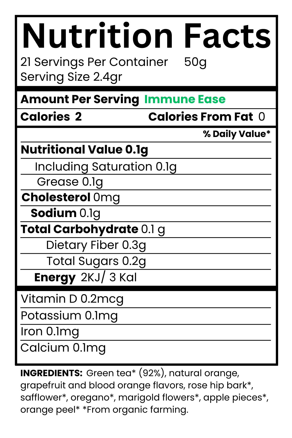 Immune Ease Tea