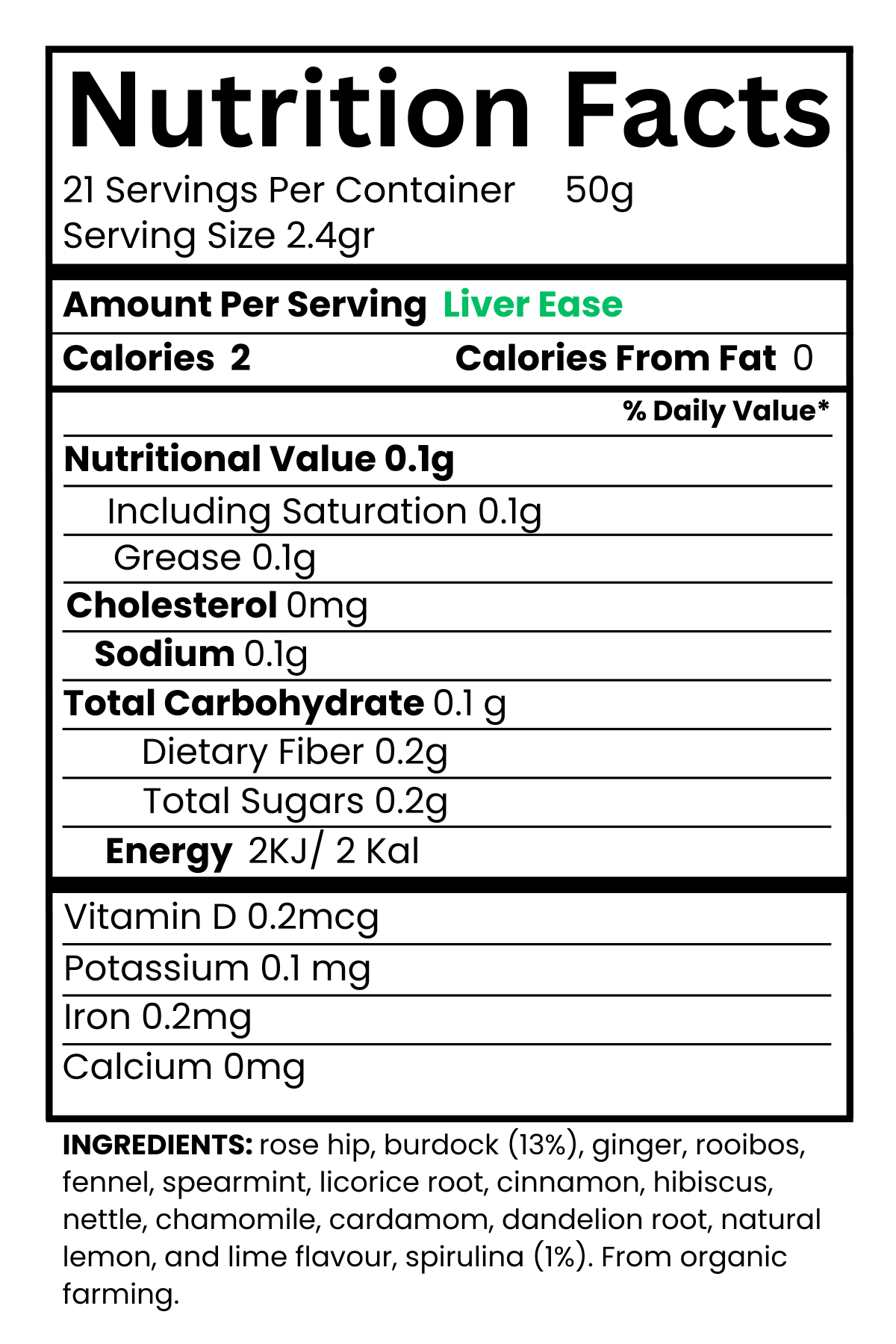 Liver Ease Tea