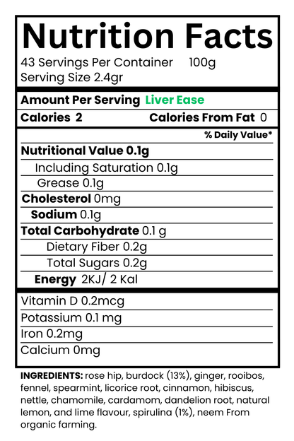 Golden Liver Ease Tea 100g